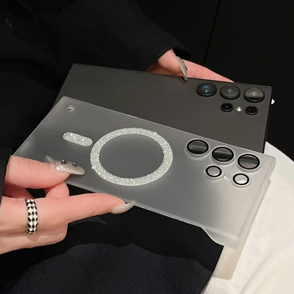 Glitter Magsafe Borderless Matte Case - Samsung