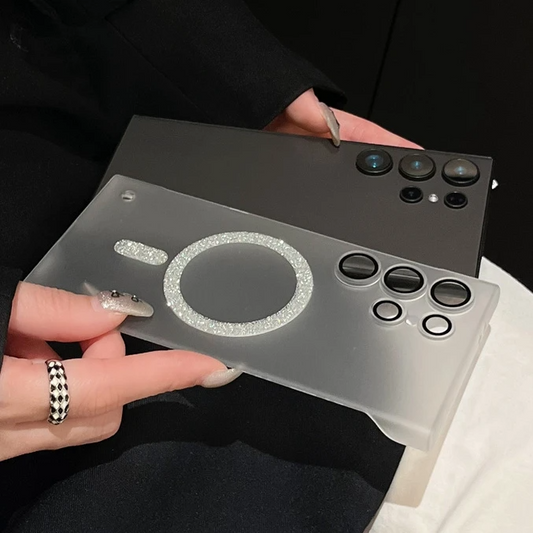 Glitter Magsafe Borderless Matte Case - Samsung