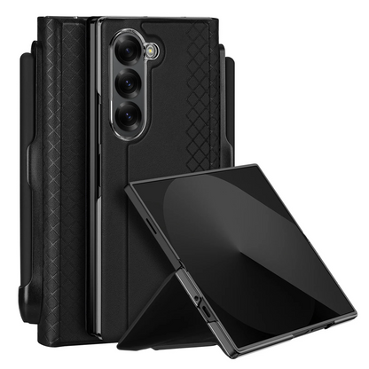 Galaxy Z Fold6 PU Leather Case with Pen Holder
