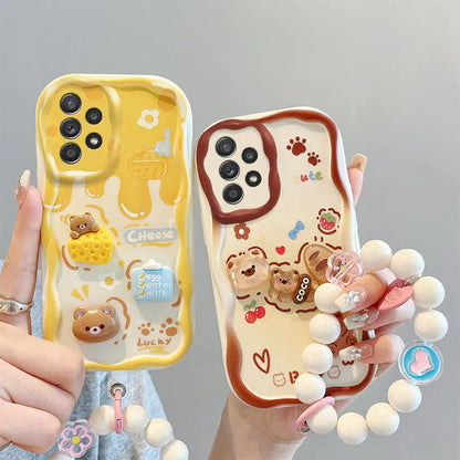Cute Lucky Coco Bear Case - Samsung