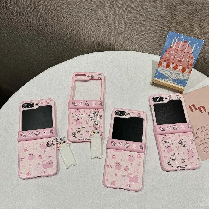 Cute Cat Strawberry Shortcake Case - Samsung