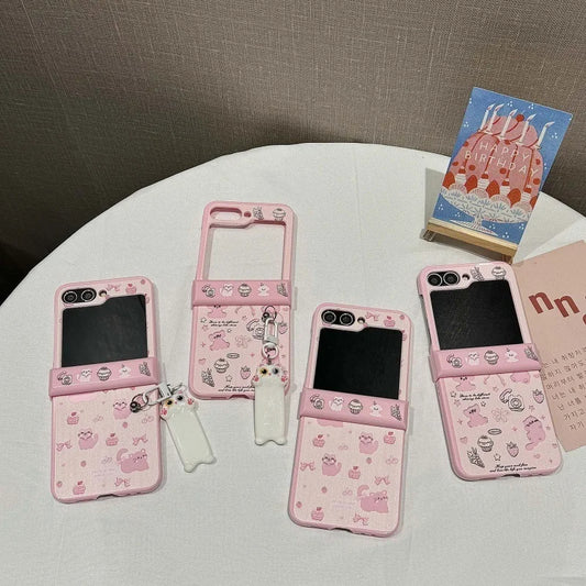 Cute Cat Strawberry Shortcake Case - Samsung