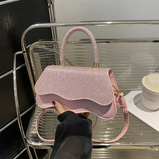 Glam Glitter Wave Mini Handbag