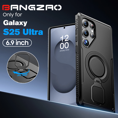 Armored Anti-Fall Rotating Ring Camera Protection Case - Samsung
