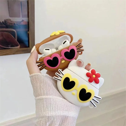Sunny Kitty Shades AirPods Case