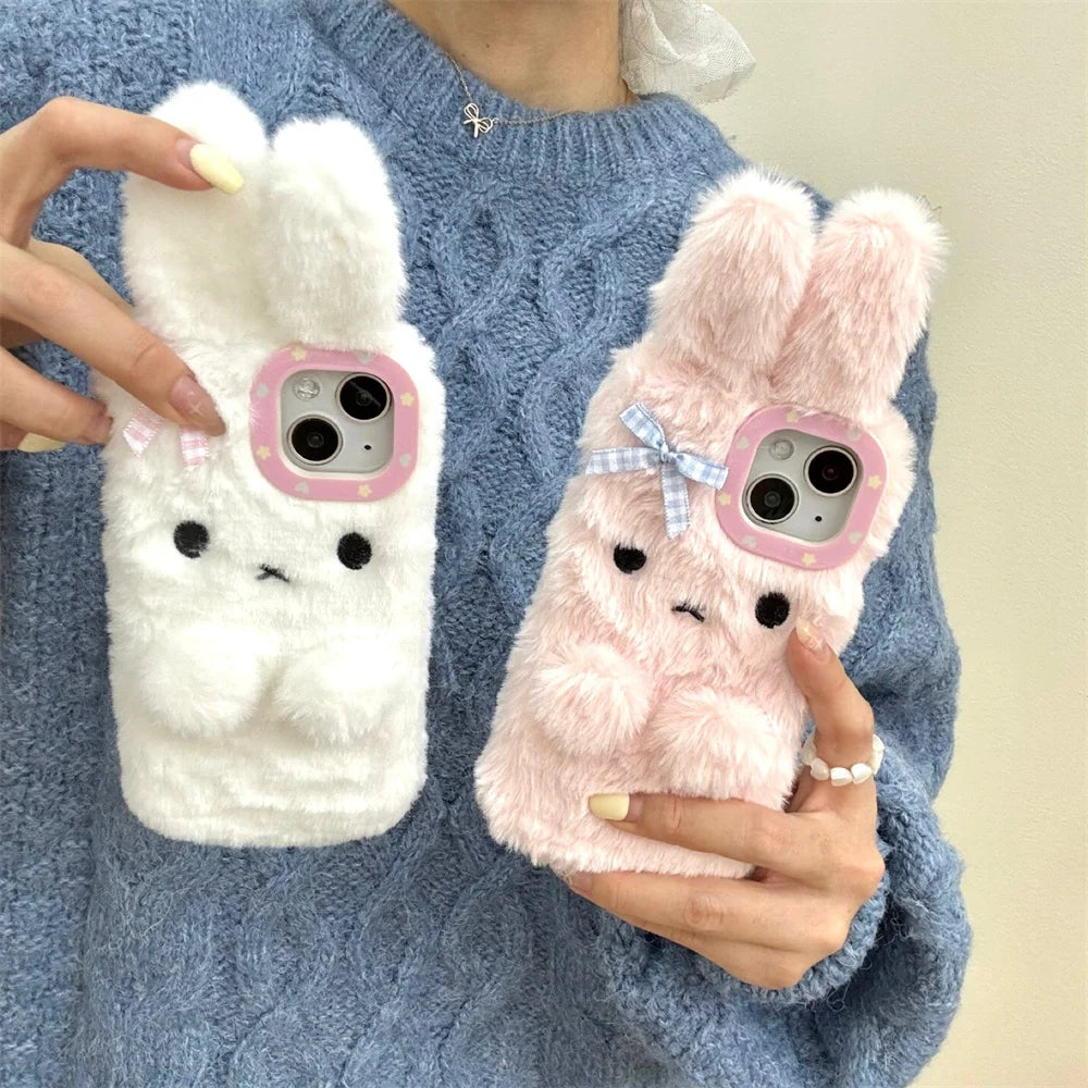 Blush Bunny Hug Case