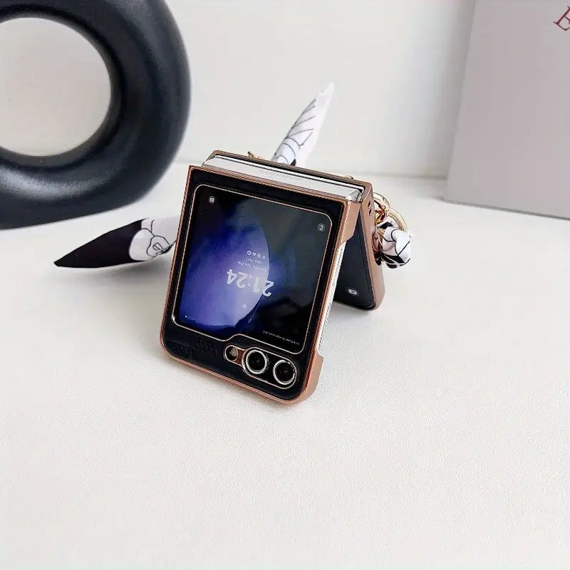 Floral Electroplated Diamond Case - Samsung