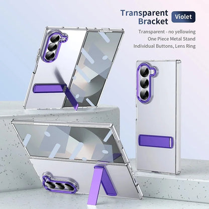 Galaxy Z Fold Series Moder Sensing Transparent Kickstand Case