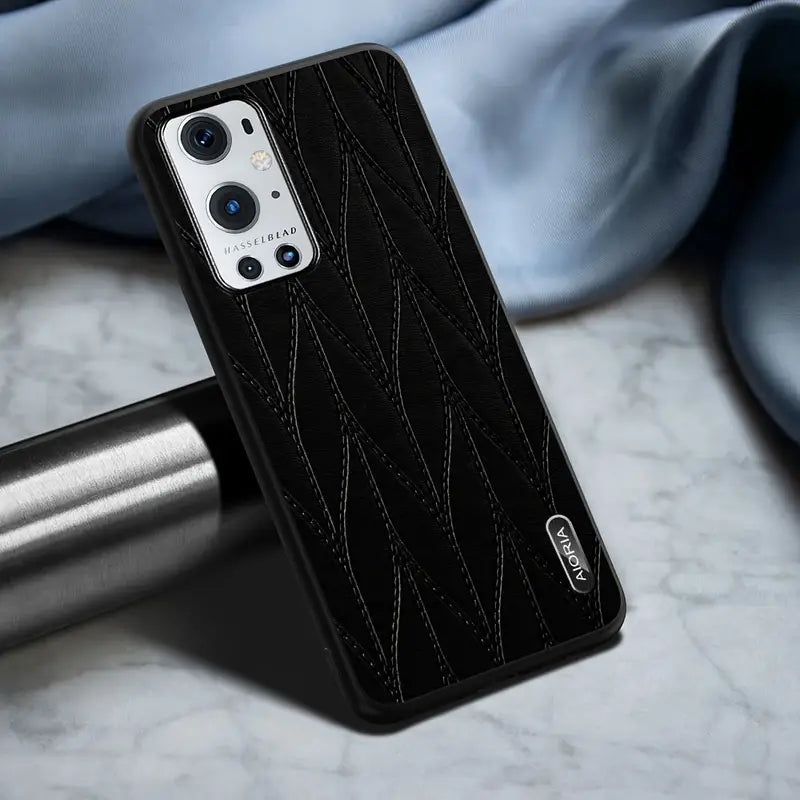 OnePlus Nord Series Nature Leafe Stitch Leather Case