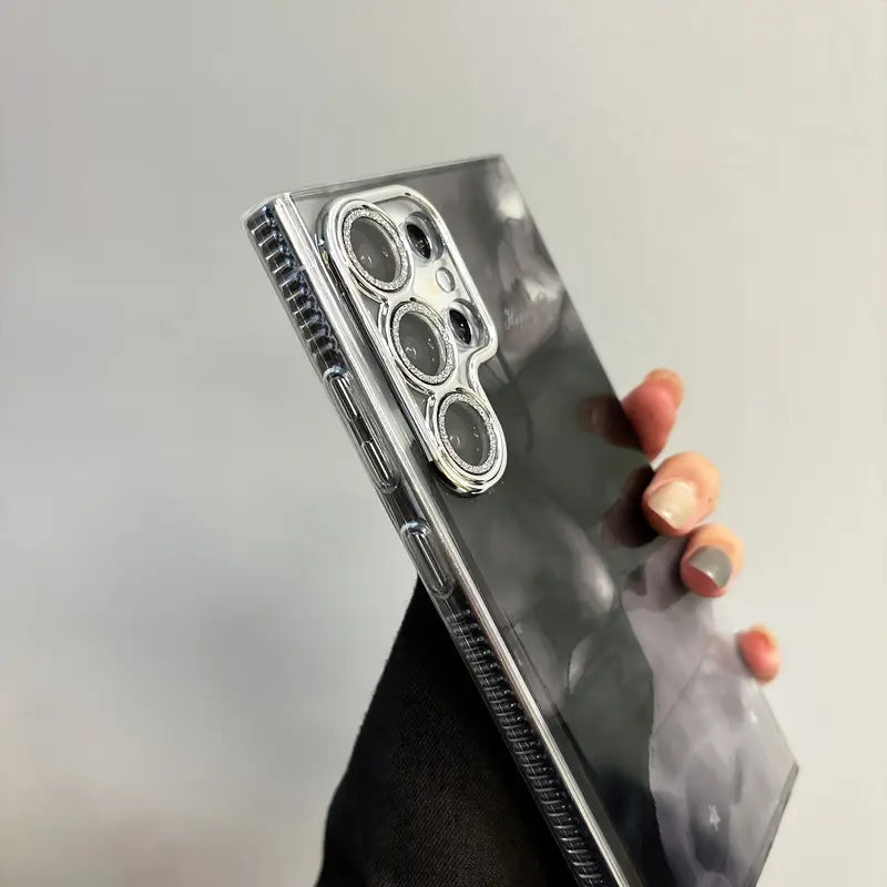 Double Layer Glossy Watercolor Ink Phone Case - Samsung