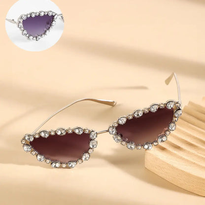 Luxe Jewel Edge Fashion Sunglasses