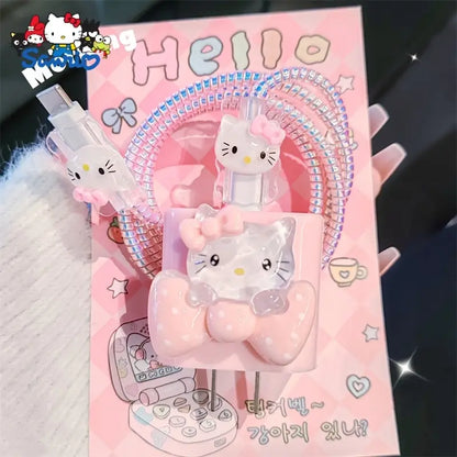 Cute & Cozy Kitty Charger Protector Kit