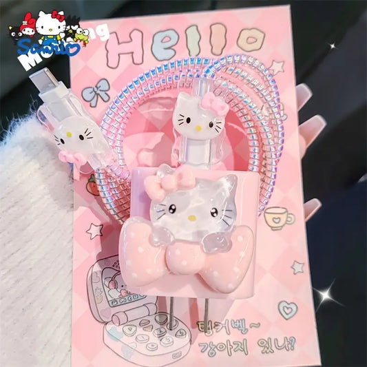 Cute & Cozy Kitty Charger Protector Kit