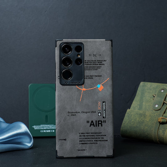 Galaxy S24 Series Sneaker Label Leather Edge Case