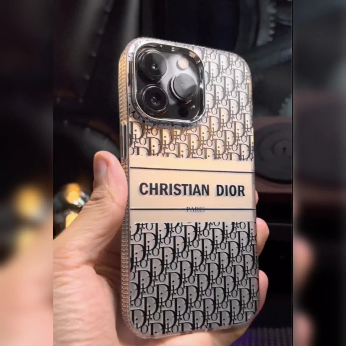 Classic Dior Pattern Case - iPhone