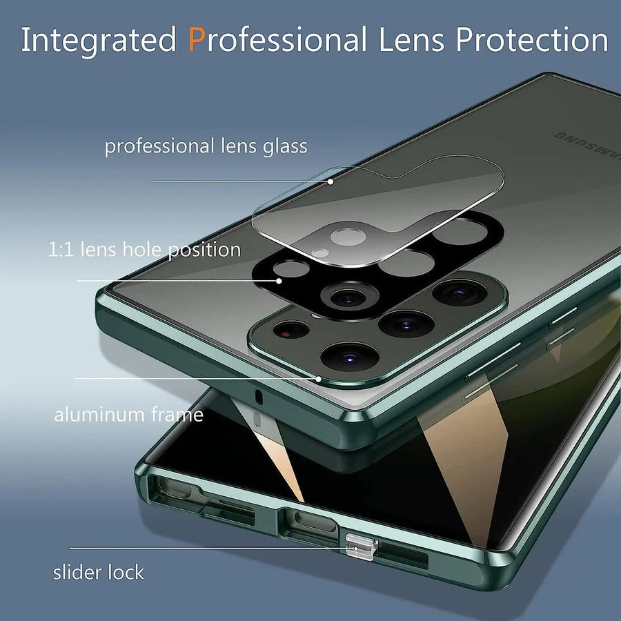 Dual Shield Magnetic Glass Case - Nothing