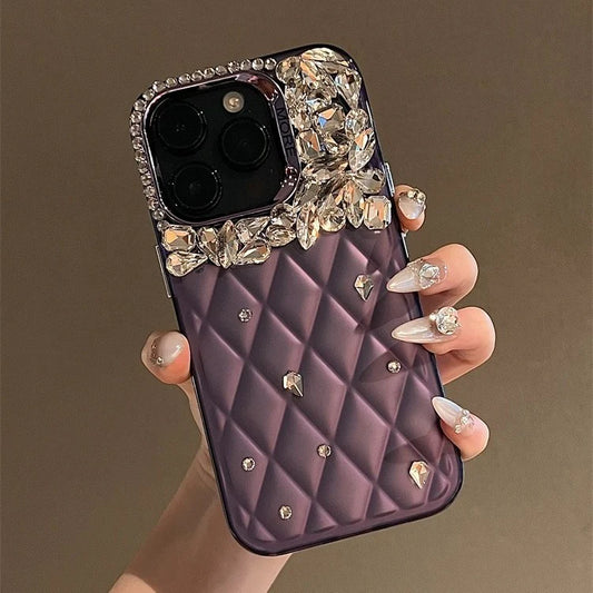 Sparkling Luxury Quilted Diamond Case