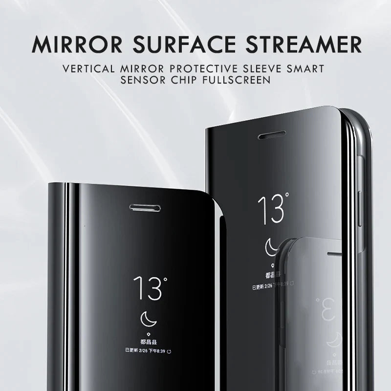 Mirror Clear View Flip Case