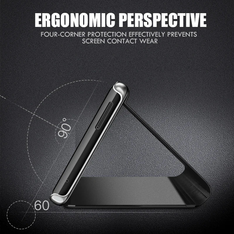 Mirror Clear View Flip Case