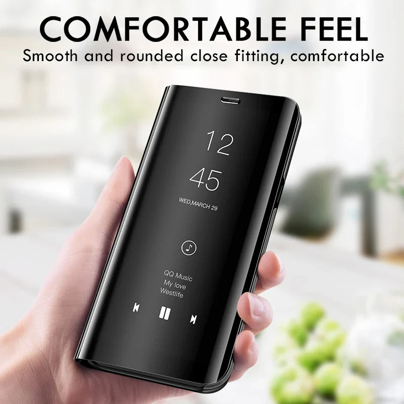 Mirror Clear View Flip Case