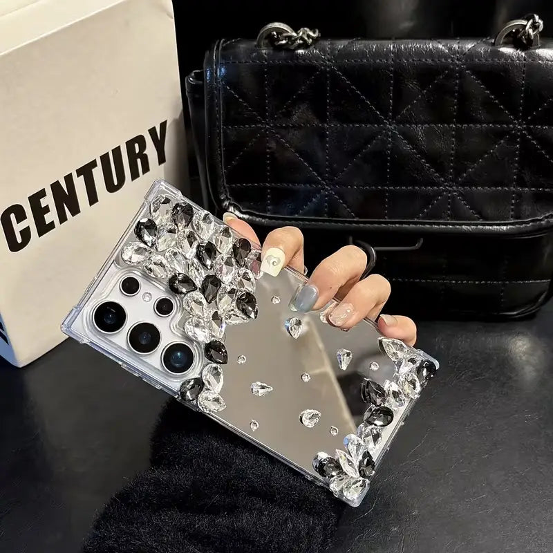 Royal Crystal Butterfly Shine Case