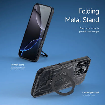 Military Grade Flow Magnetic Kickstand Case - iPhone