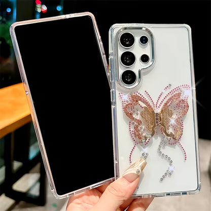 Royal Crystal Butterfly Case