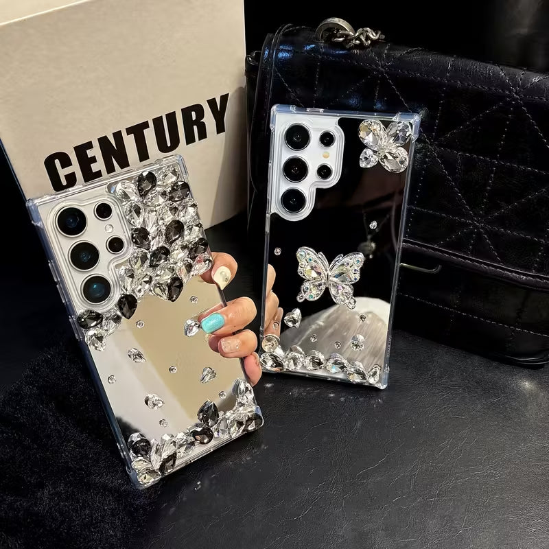Glam Crystal Wings Case