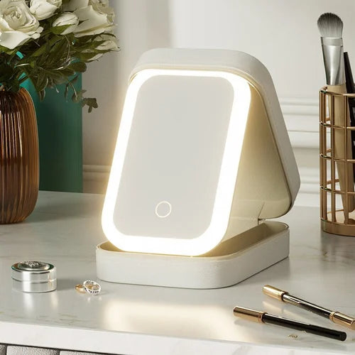 Elegant LED Mirror Makeup Kit