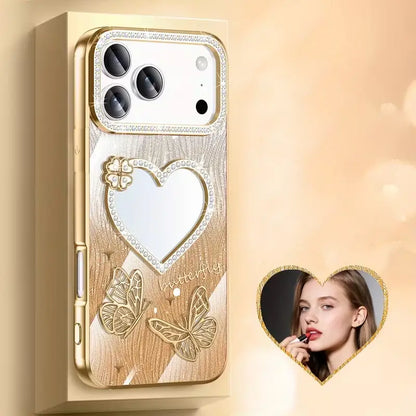 Fairy Wings Heart Mirror Case