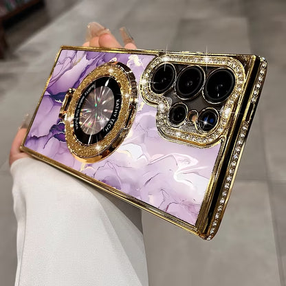 Aurora Marble Crystal Case