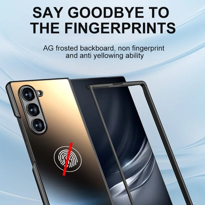 Galaxy Z Fold Series Sleek Frosted Matte Shield Case