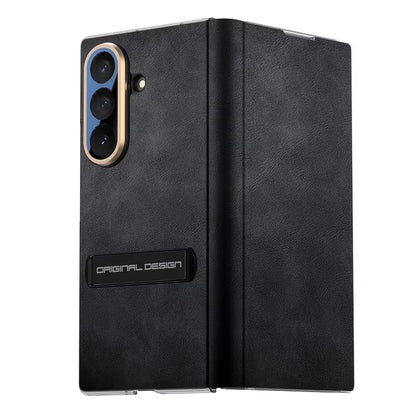 Galaxy Z Fold Series Business Class Flex Leather Kickstand Case