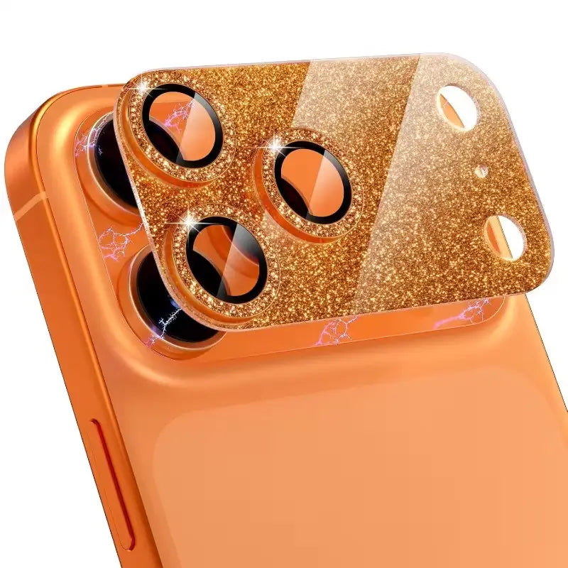 Golden Glitter Shield Lens Protector