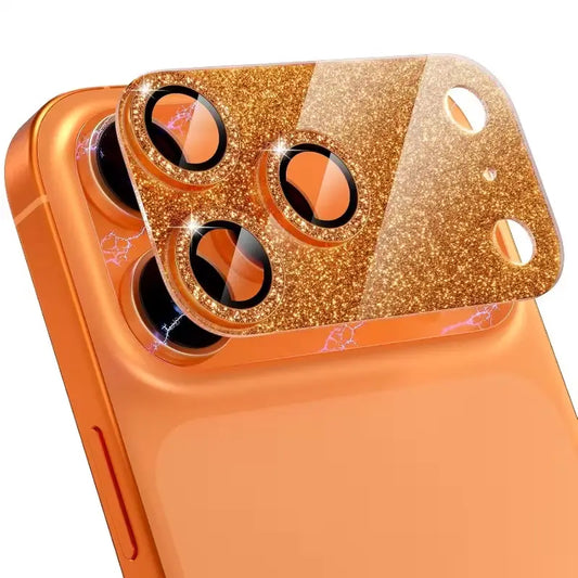 Golden Glitter Shield Lens Protector