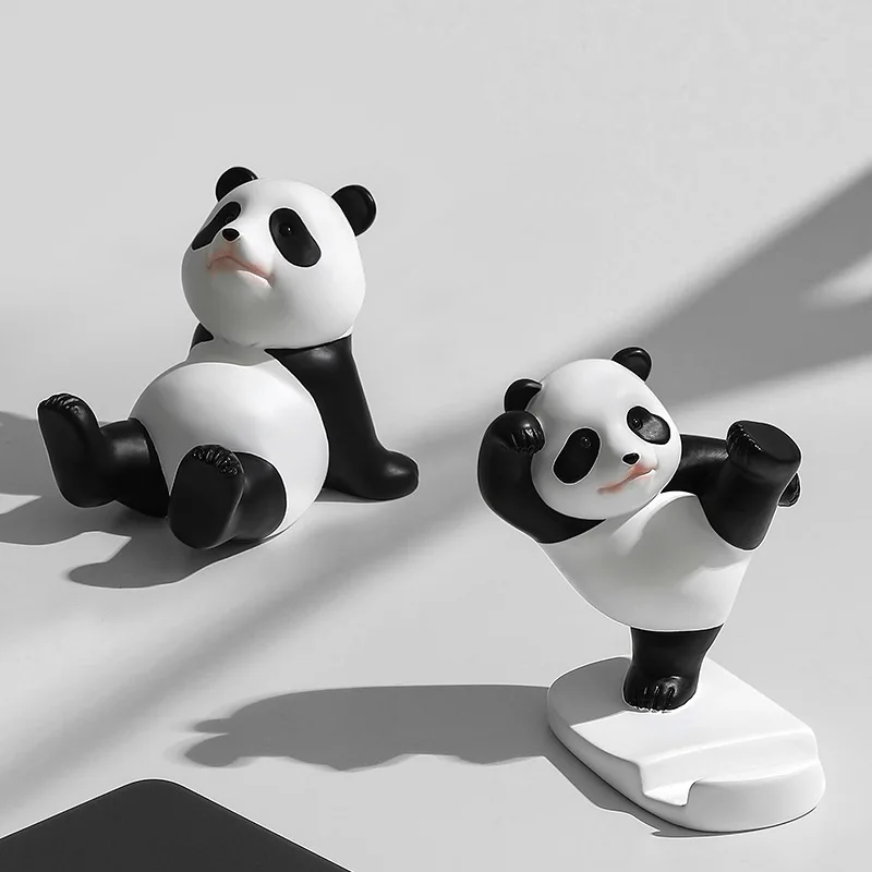 Playful Panda Phone Holder