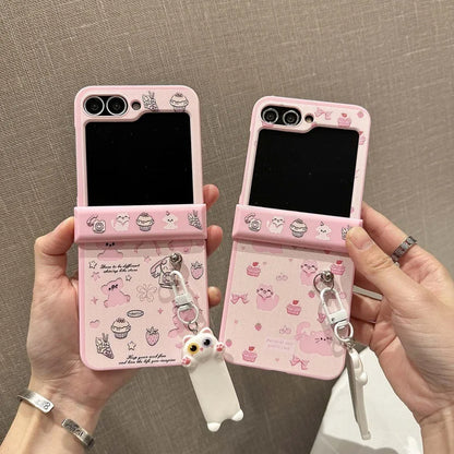 Cute Cat Strawberry Shortcake Case - Samsung