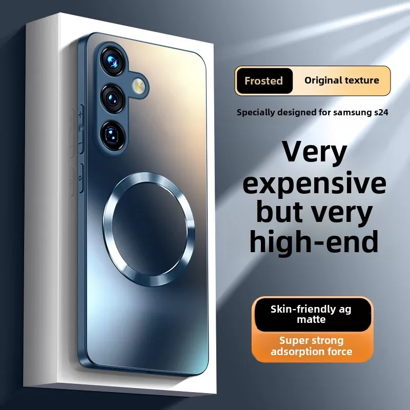 Slim Matte Magnetic Phone Case - Samsung