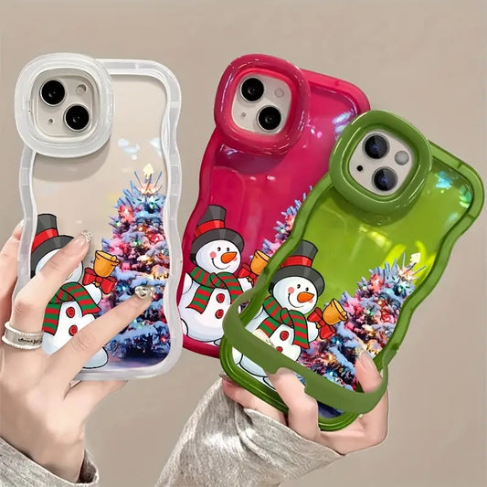 Frosty Cheer Christmas Phone Holder Case