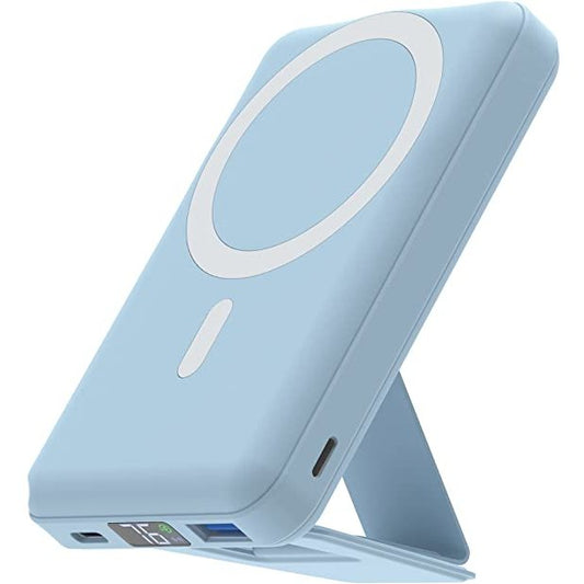 Wireless Slim Magnetic Power Bank  with Foldable Stand