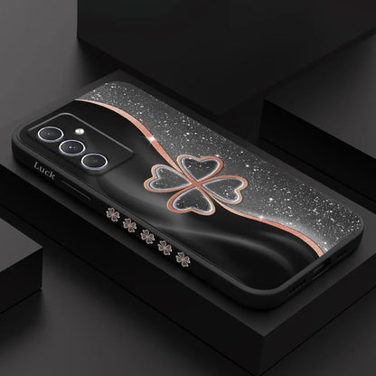 Radiant Petals Glitter Phone Case - Samsung