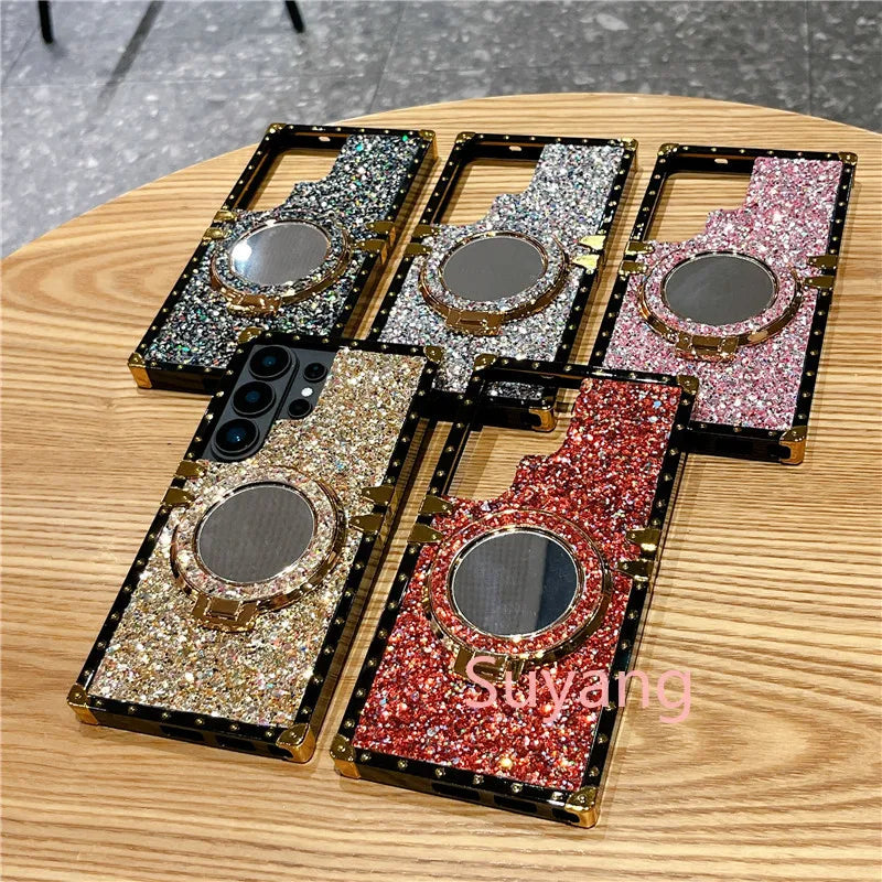 Diamond Diva Mirror Ring Case