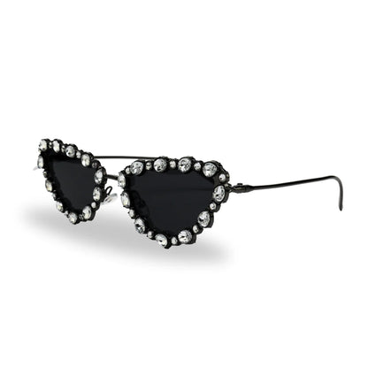 Luxe Jewel Edge Fashion Sunglasses