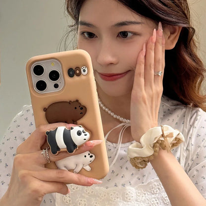 Bear Trio Phone Case