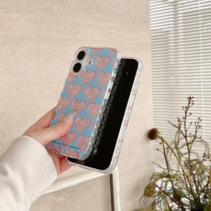Acrylic Heart Pattern Case