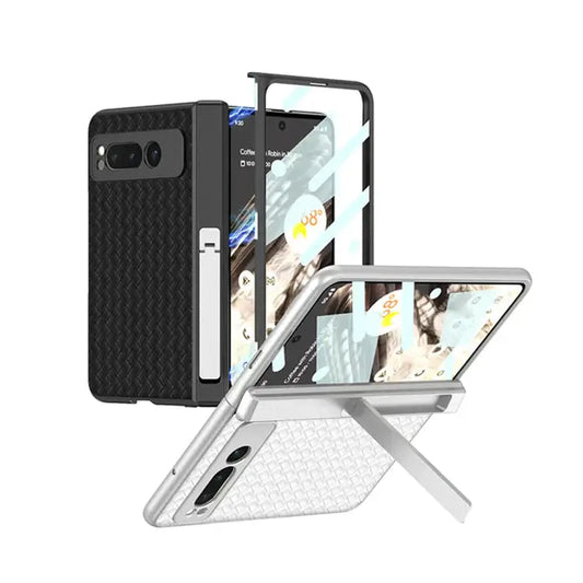 Google Pixel Fold Woven Pattern Stand Case
