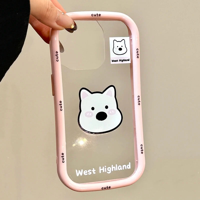Cartoon Cute Animal Clear Case