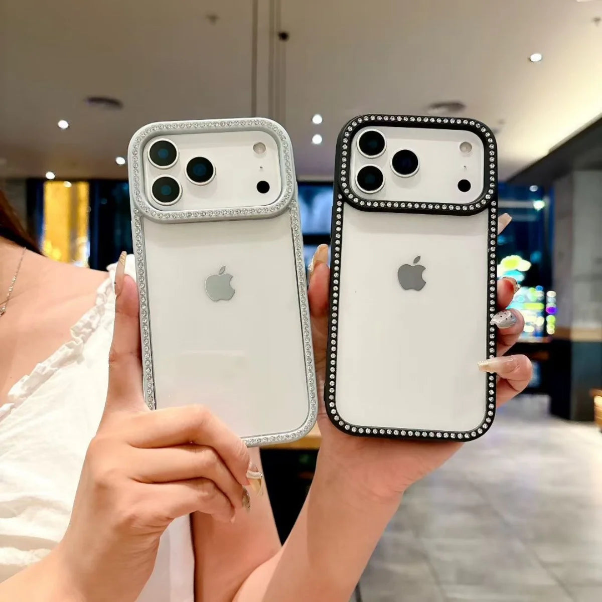 Pearl Frost Rhinestone Case