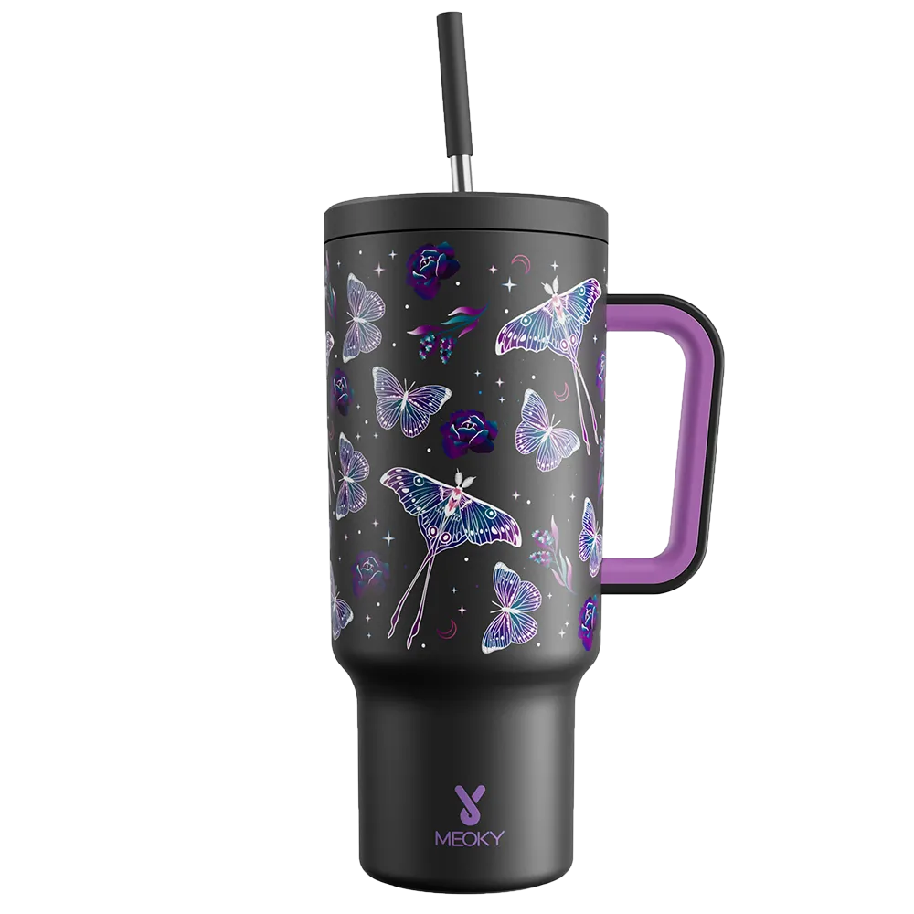 Cosmic Dark Fairy Wings Tumbler