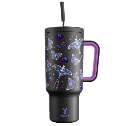 Cosmic Dark Fairy Wings Tumbler
